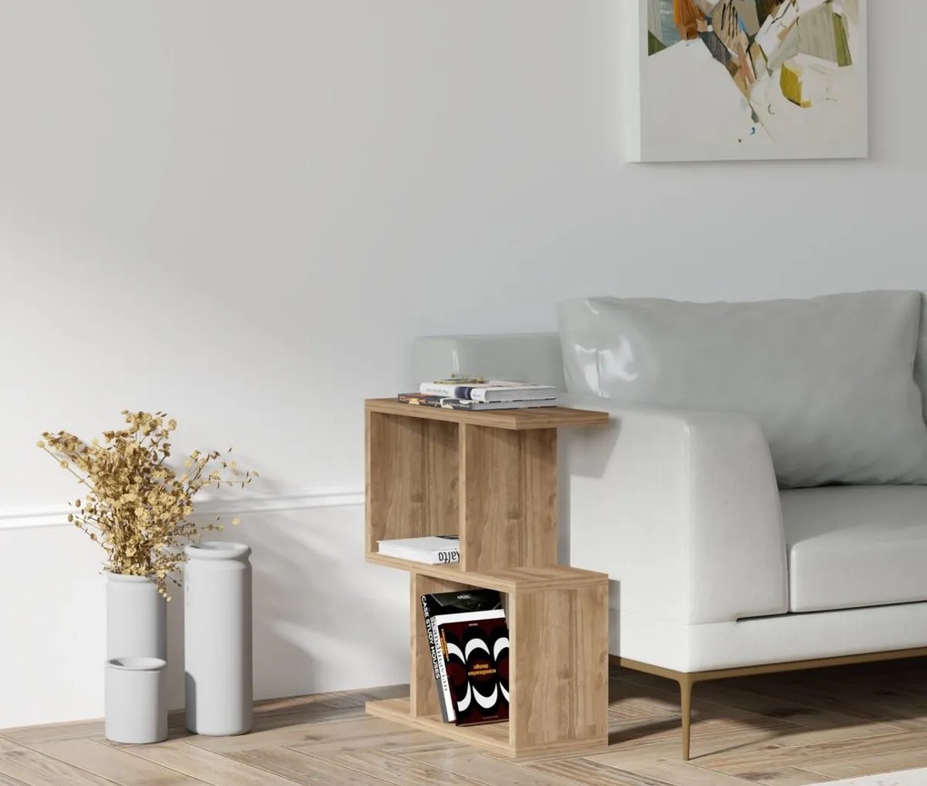 Odkladací stolík Zet dub castello koňak