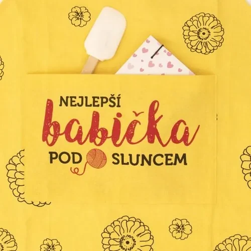 Orion Kuchynská zástera NEJLEPŠÍ BABIČKA