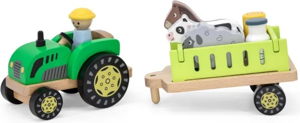 Drevený traktor Viga 44680