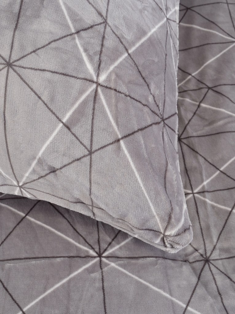 Obliečka na vankúš mikroplyš Exclusive 40 × 60 cm - Sebastian šedý