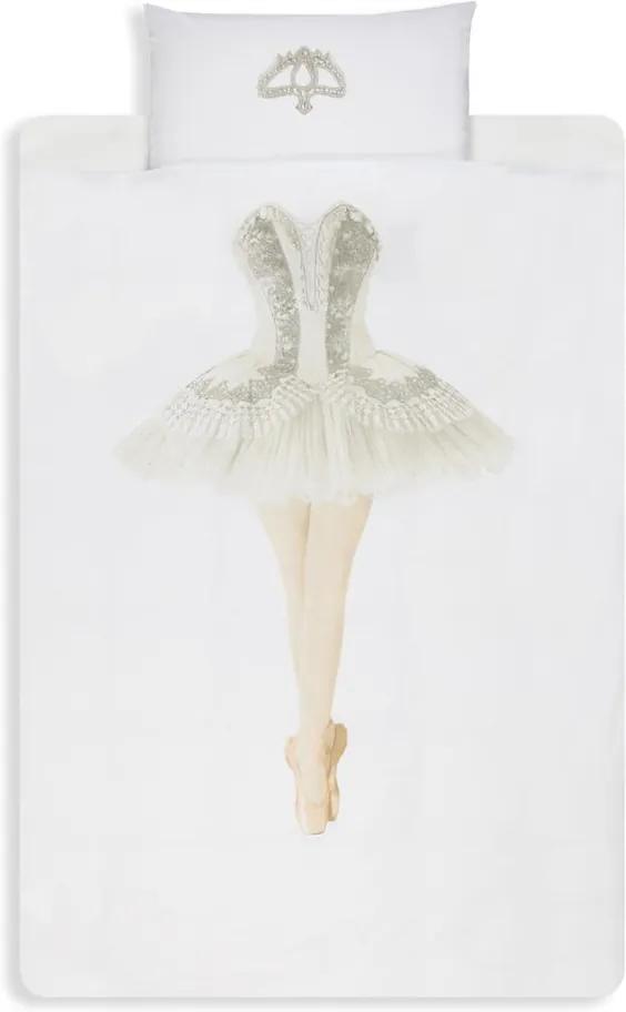 Bavlnené obliečky na jednolôžko Snurk Ballerina, 140 × 200 cm