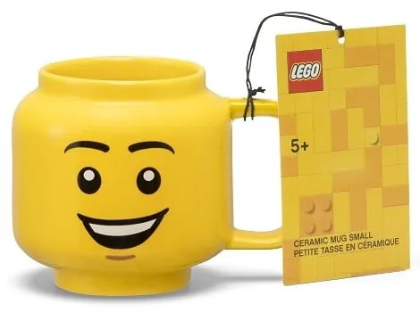 Žltý keramický detský hrnček 255 ml Head - LEGO®