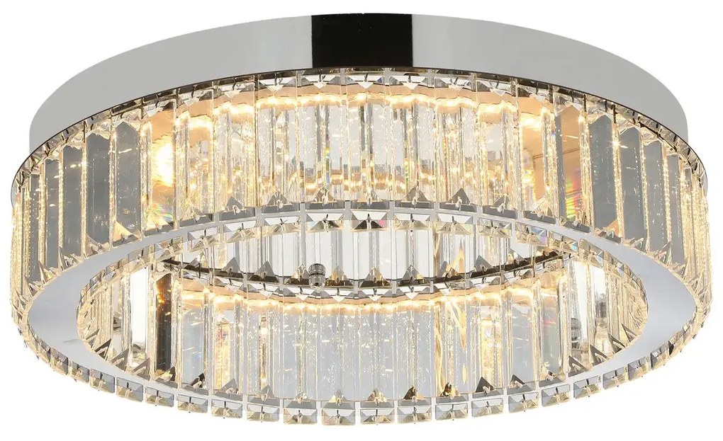 Luxusné stropne svietidlo Spark 40 stmievateľné Chrome