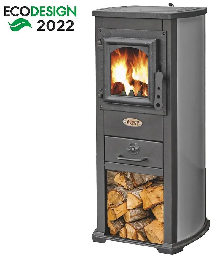 Oceľové kachle Berna Lux 5,3 KW