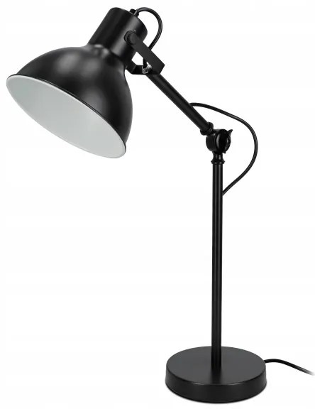 Stolná lampa 1xE27/40W/230V čierna