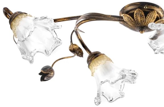 ONLI - Stropné svietidlo ARIANNA 4xE14/6W/230V bronzové