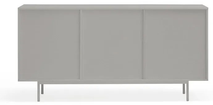 Nízka komoda v dekore duba v sivo-prírodnej farbe 159x80 cm Sierra – Teulat