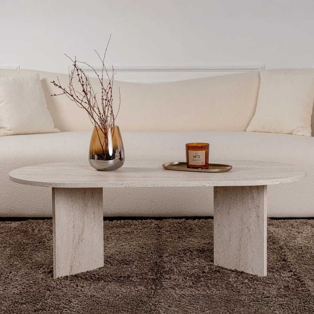 Konferenčný stolík Sable Travertine