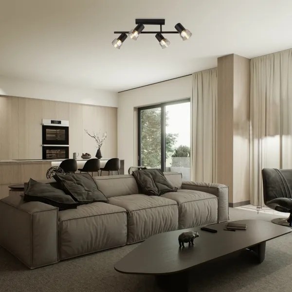 Rabalux 73054 - Prisadený luster HATICE 4xE14/15W/230V