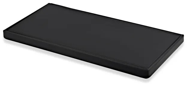 Skladacia lavička s vekom XXL čierna