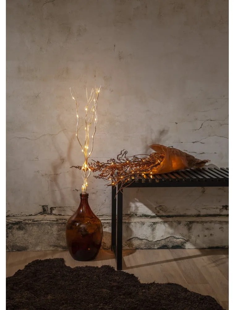 Biela svetelná dekorácia ø 8 cm Willow – Star Trading