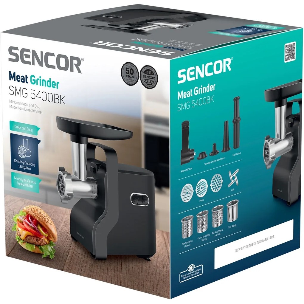 Sencor SMG 5400BK mlynček na mäso