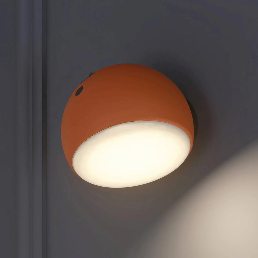 Arcchio Davir nástenná LED, mobilná, oranžová
