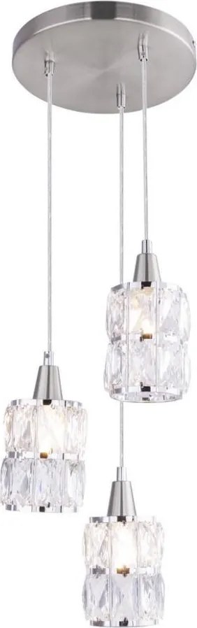 Globo 15760-3 - Krištáľový luster na lanku WOLLI 3xE14/40W/230V