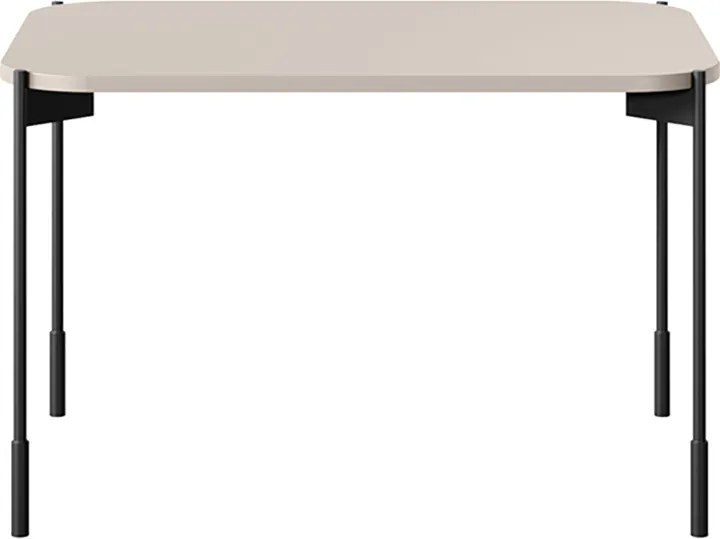 Kávový stolík Sonatia 70 cm obdĺžnikový na kovových nohách - kašmír