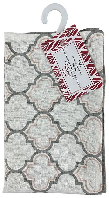 Obliečka na vankúš PAST svetlosivá 30x50