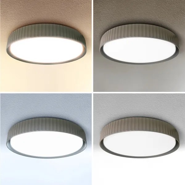Brilagi - LED stmievateľné stropné svietidlo LUCIA LED/48W/230V pr. 41 cm taupe + diaľkové ovládanie