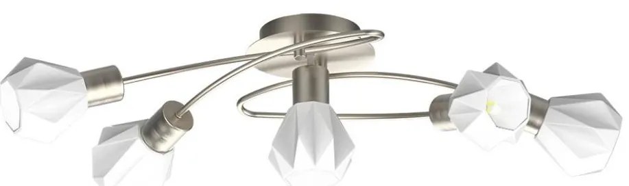 Prezent 27512 - Prisadený luster METIS 5xE14/40W/230V matný chróm