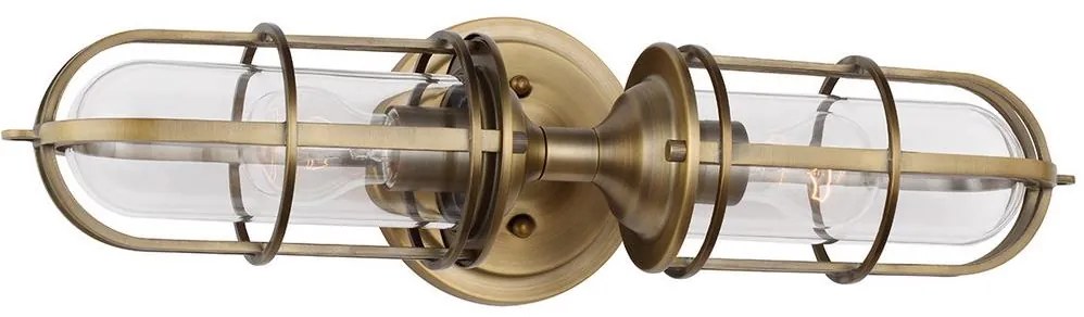 Elstead Feiss - Vonkajšie nástenné svietidlo URBAN 2xE27/60W/230V IP44 bronz QN-URBANREST2