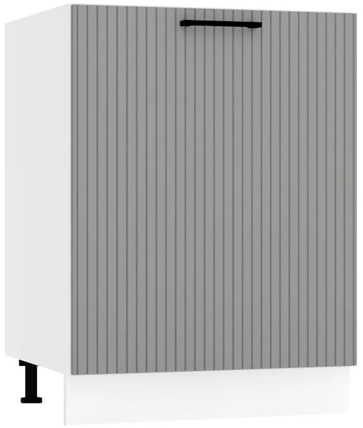 Skrinka do kuchyne  Kate d60zl pl šedá mat