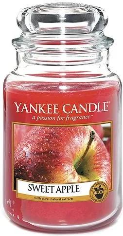Sviečka v sklenenej dóze Yankee Candle Sladké jablko, 623 g