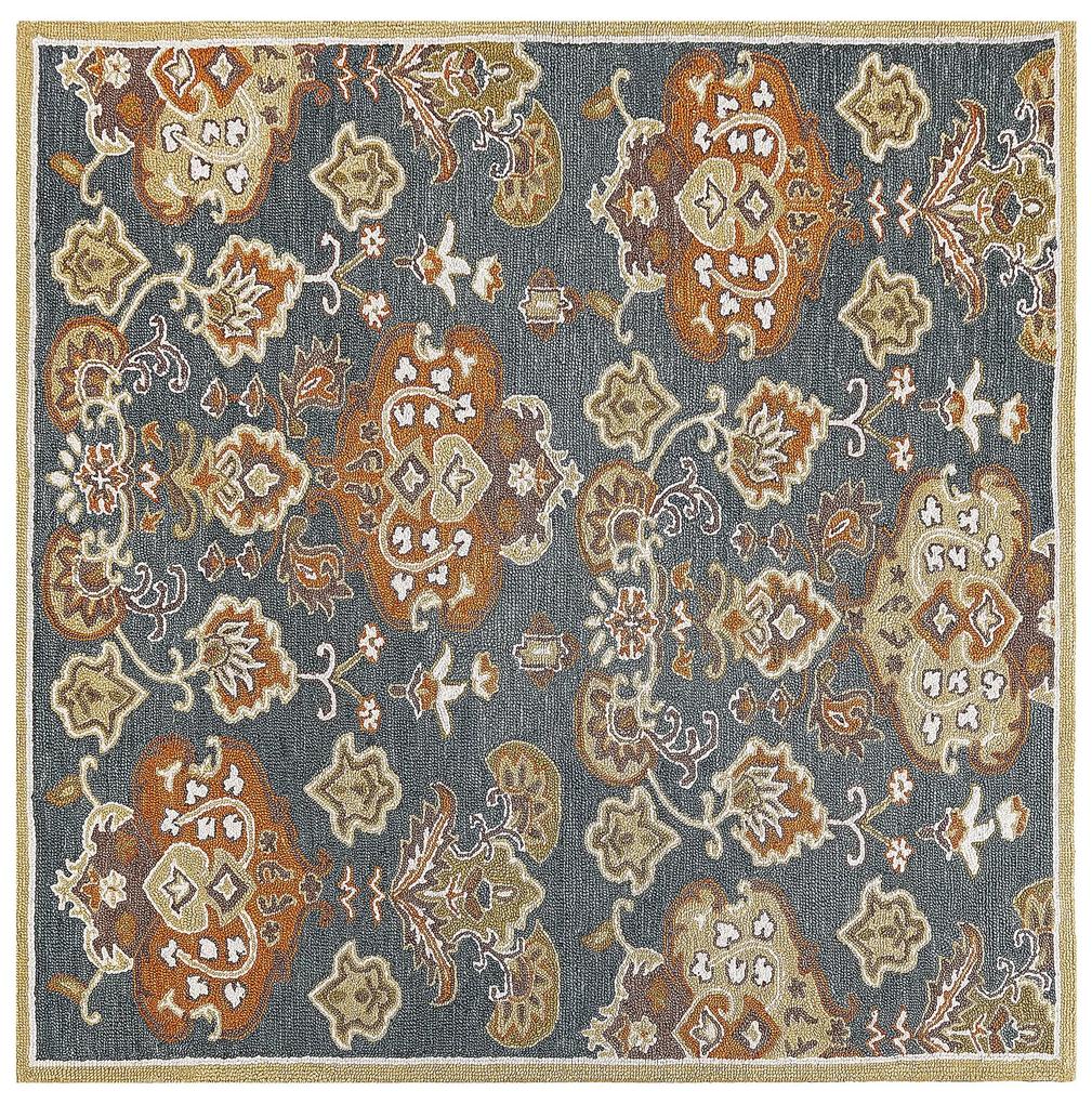 Vlnený koberec 200 x 200 cm viacfarebný UMURLU Beliani