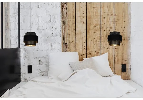 Luster na lanku NESS 1xE27/60W/230V čierna