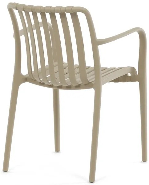 Autronic BONTEC Jedálenská stolička, hnedá, plast, CT-X7029 CAP Farba: Béžová