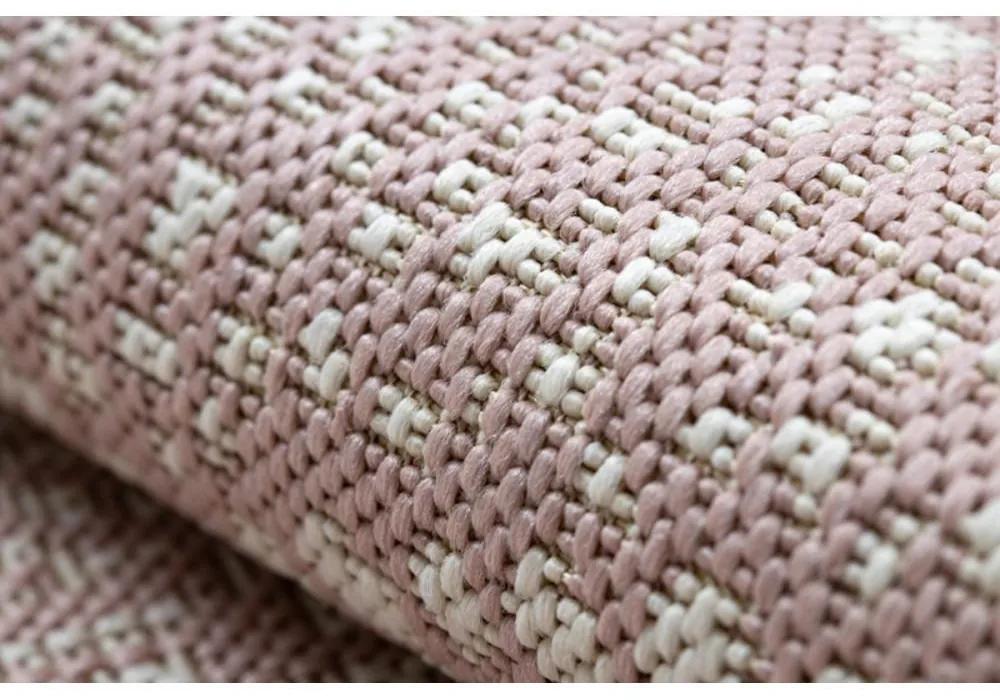 Kusový koberec Flats ružový kruh 120cm