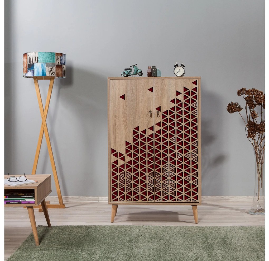 Skrinka Multibox 122 (dub sonoma). Akcia -17%. Vlastná spoľahlivá doprava až k Vám domov. 1088381