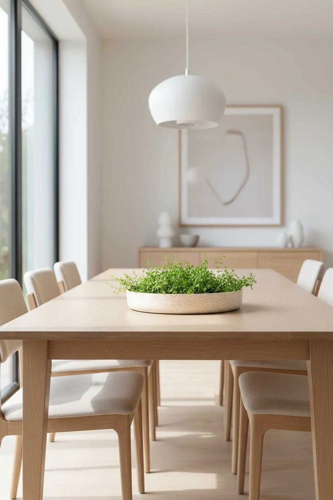 Dekoračná miska ORYVEN, sklolaminát, priemer 40 cm, béžová