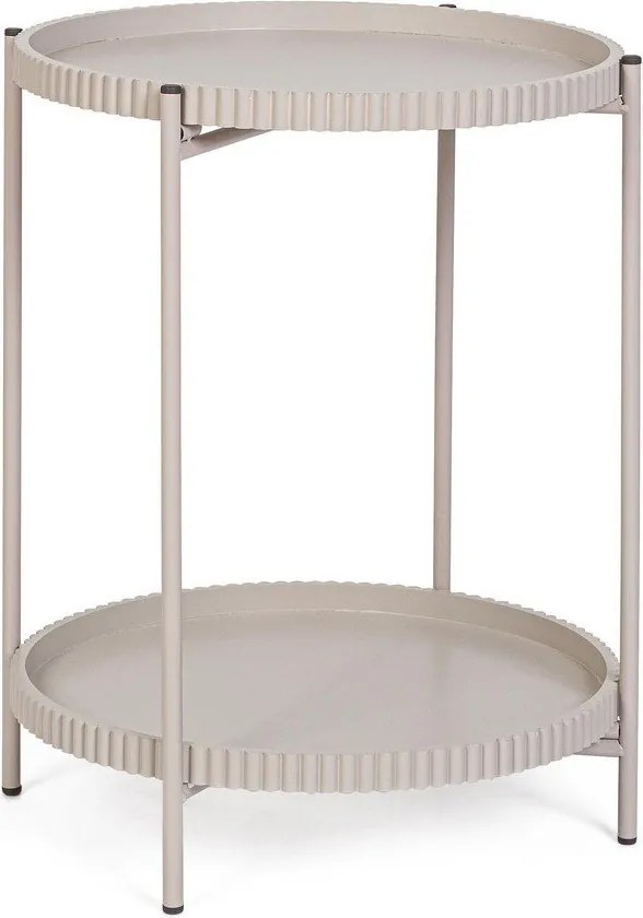 Kovový okrúhly odkladací stolík ø 42 cm Herdys – Yes Everyday