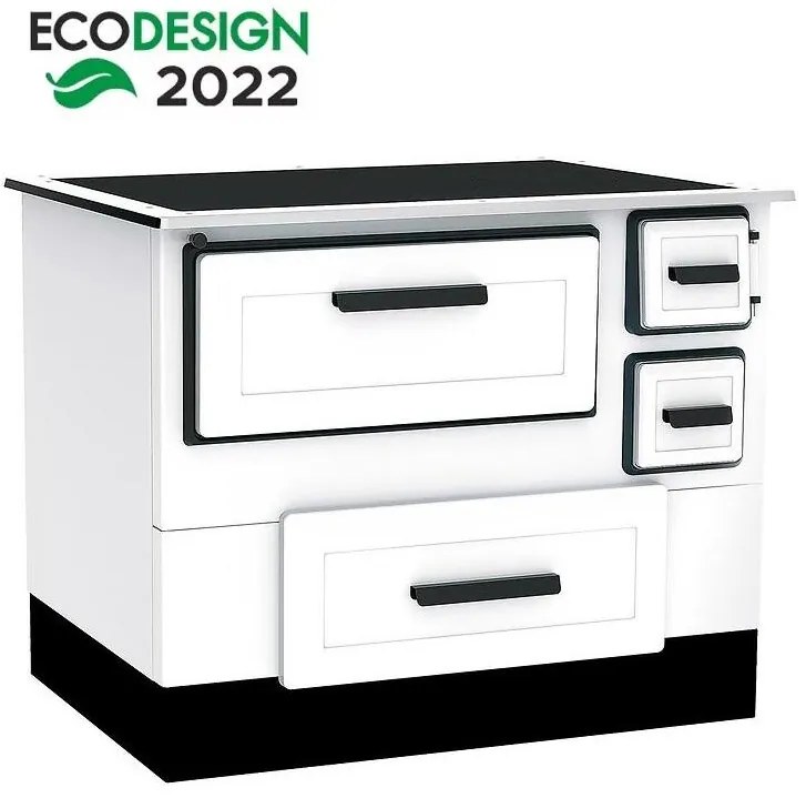 Sporák ALFA 55 biela 6 kW ľavý