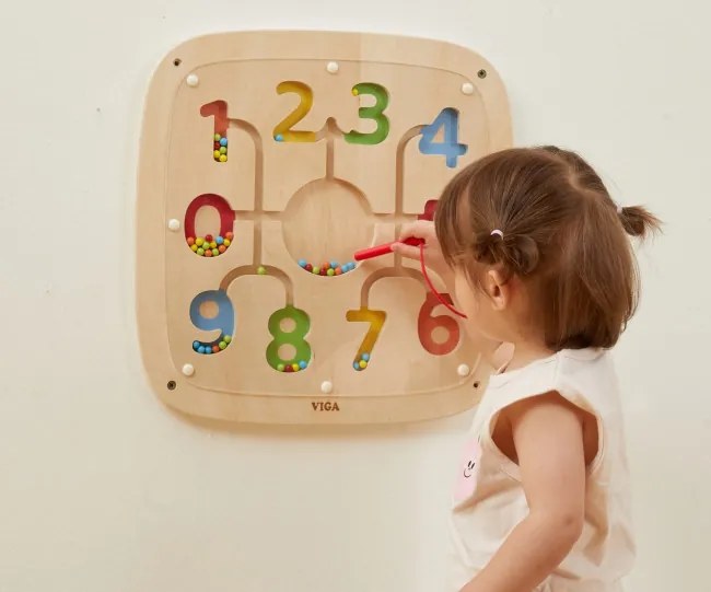 Drevená edukatívna tabuľa pre deti Viga 44811FSC