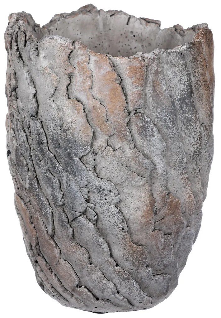 Betonový obal na kvetináč Stone sivá, 16 x 22 cm