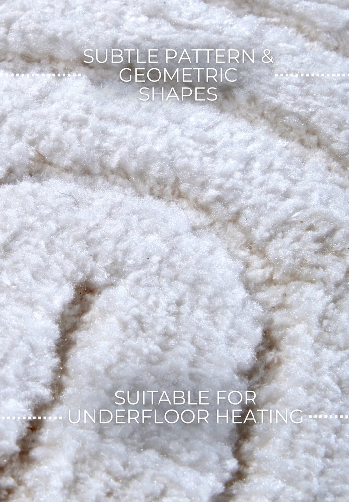 ELLE Decoration, Kusový koberec New York 106203 White, 200x280, biela, chodba / predsieň