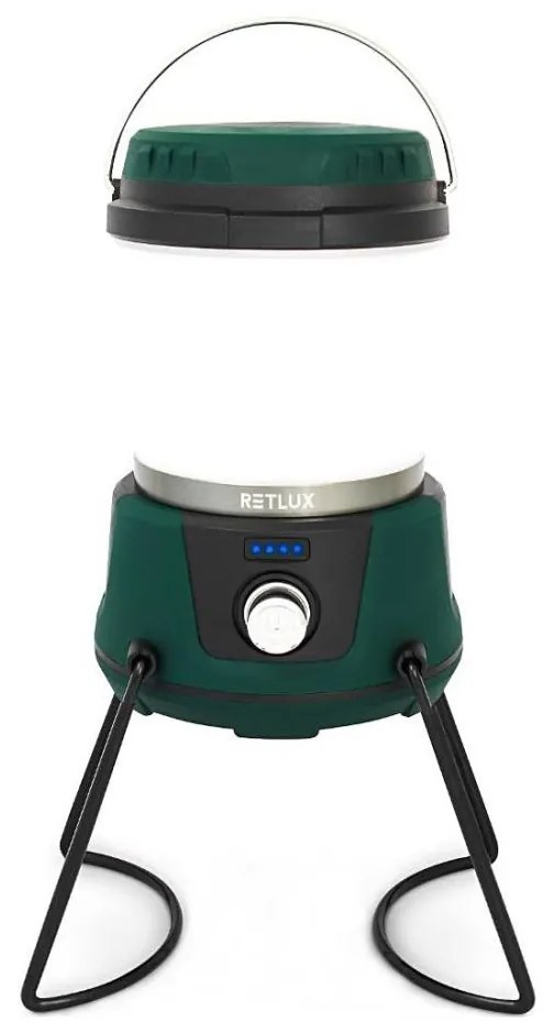 Retlux - LED Stmievateľná prenosná lampa s funkciou powerbanky LED/3W/4400 mAh IPX2