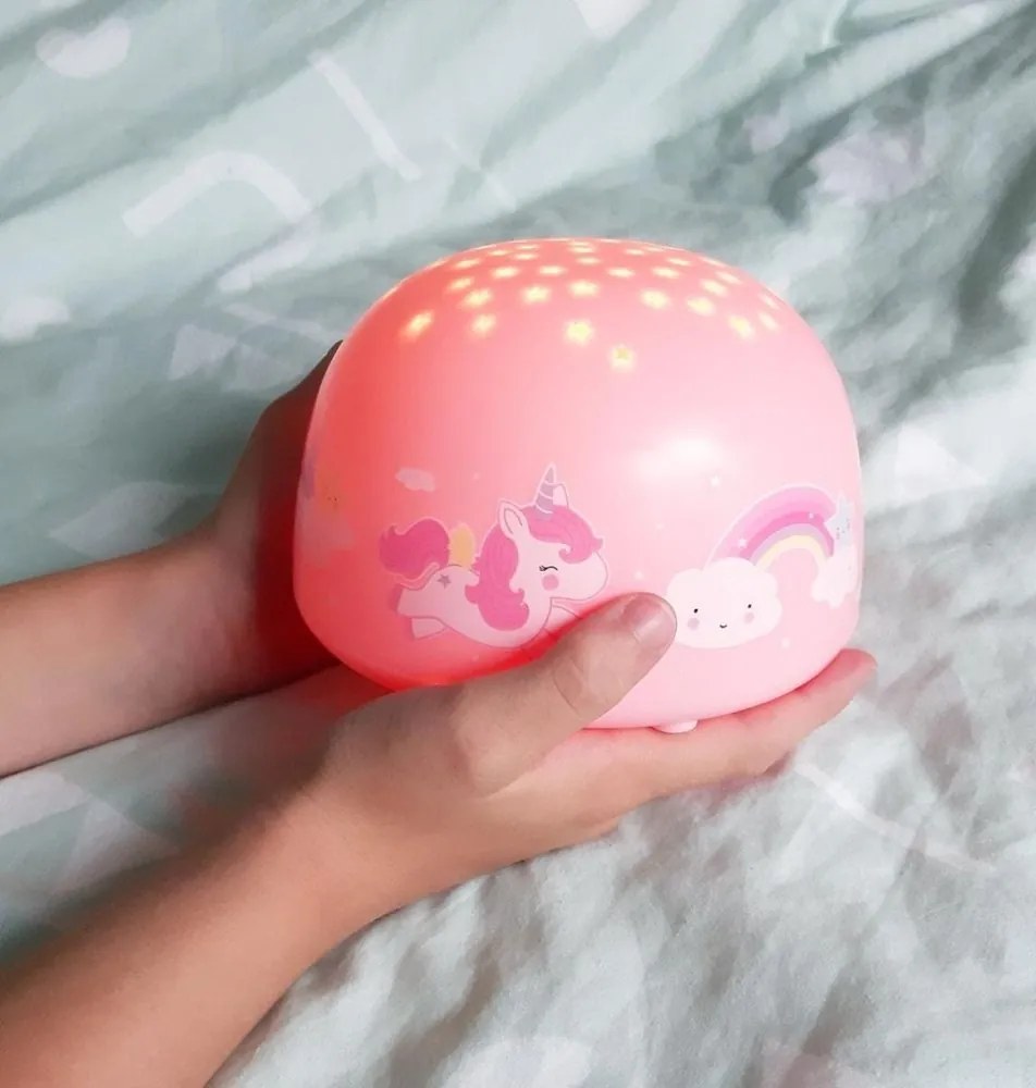 Svetelný projektor jednorožec