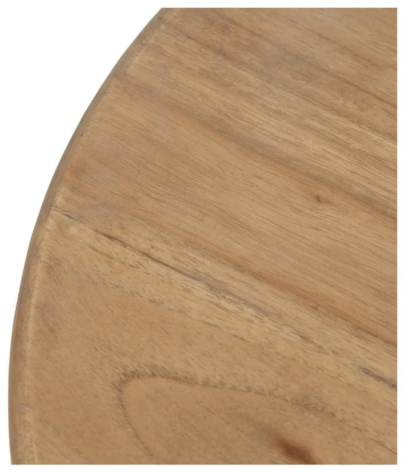 Okrúhly odkladací stolík z masívu mindi ø 40 cm Dala – Ixia