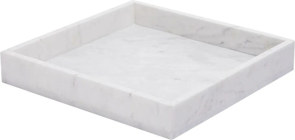 MARBLE Mramorová tácka - biela