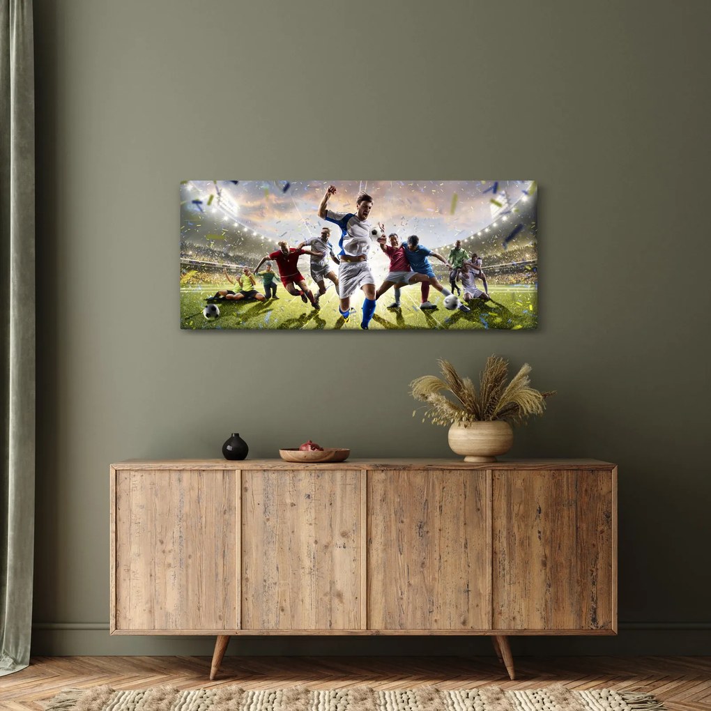 Obraz - Futbal (120x50 cm)