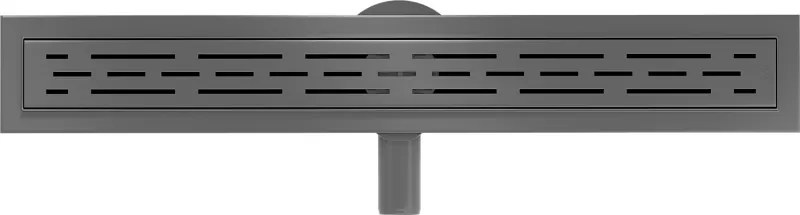 Mexen Flat 360° M01 sprchový žľab 50 cm, brúsený grafit, 1E20050-40