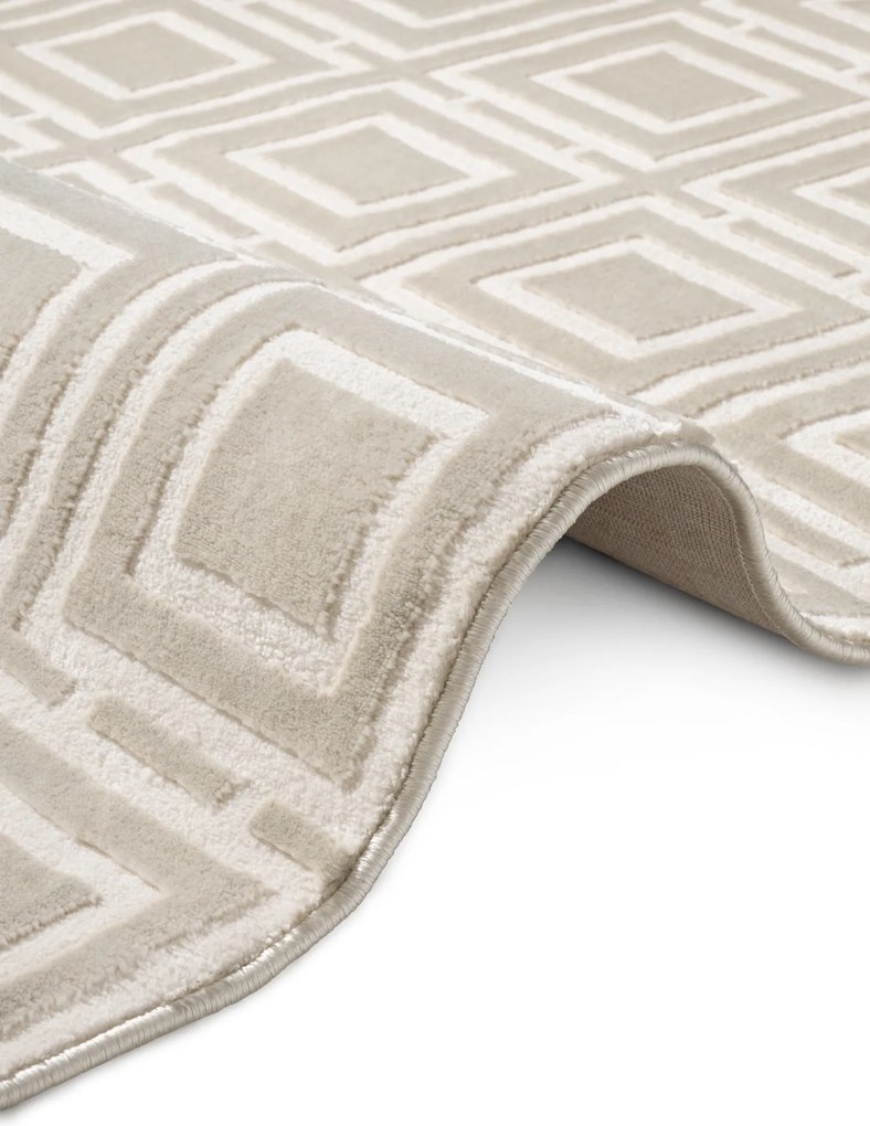ELLE Decoration, Koberec behúň Perles 106191 Cream z kolekcie Elle, 80x240, béžová, obývacia izba