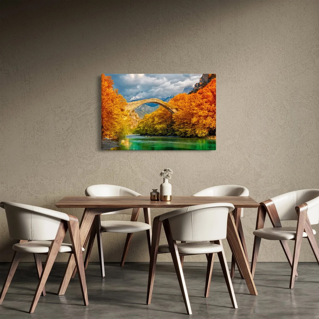Obraz - Konitsa most (90x60 cm)