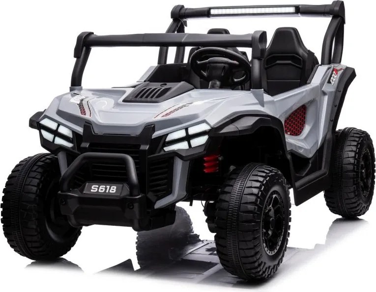 LEAN CARS Elektrické autíčko S618 sivé 4x4