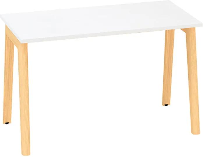 Kancelársky pracovný stôl ROOT, 1200 x 800 mm, biela