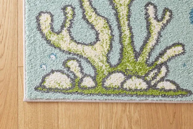 Detský koberec Funky Top Aquario mätový