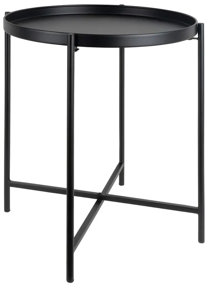 Kovový okrúhly odkladací stolík ø 40 cm Meseta – Leitmotiv