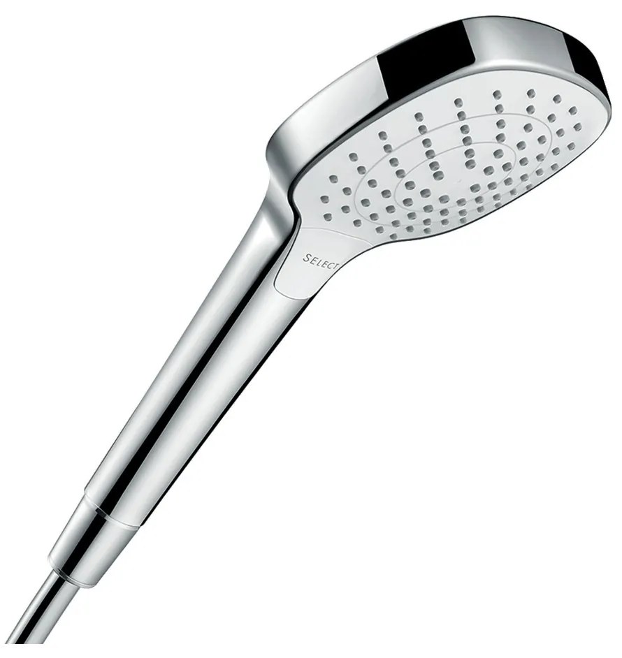 Hansgrohe Hansgrohe Croma Select E Vario - Ručná sprcha 3jet, biela/chróm 26812400