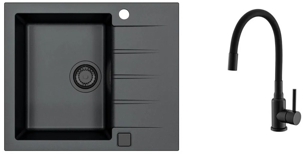 SET ALVEUS CADIT 10/91 BLACK ADDITION + BATERIE MINTAS BLACK MATT